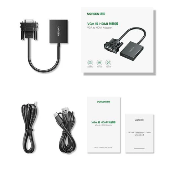 UGREEN VGA to HDMI Adapter - CM513 - 50945