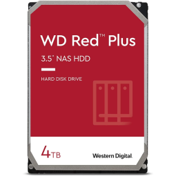 Western Digital 4TB WD Red Plus NAS Internal Hard Drive HDD 5400 RPM 256MB Cache