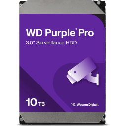 WD 10TB WD Purple Pro Surveillance Hard Drive 3.5" SATA 7200 RPM 512 MB Cache
