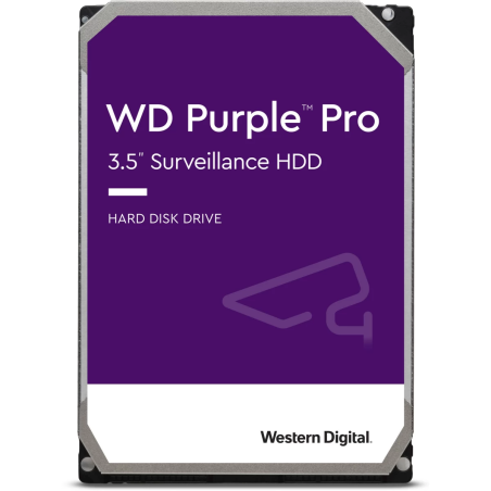 WD 14TB Purple Pro Surveillance Hard Drive 3.5" SATA 7200 RPM 512MB Cache