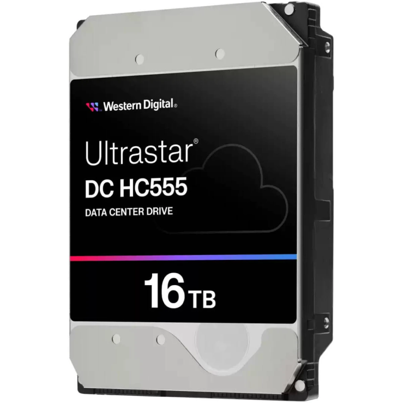 WD Ultrastar HC555 16TB Enterprise HDD – 3.5” Data Center Drive, 512MB Cache, 269MB/s Speed, EAMR Tech