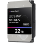 WD Ultrastar DC HC570 22TB 3.5” SATA HDD – Enterprise Data Center Drive, 600MB/s, 512MB Cache, Reliable 2.5M Hr MTBF