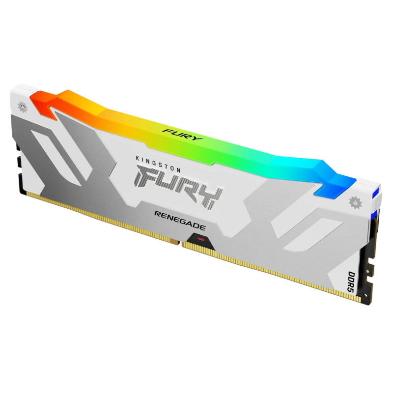 Kingston FURY Beast RGB Special Edition 16GB (1x16GB) DDR5 5600MHz Desktop Gaming Memory – White Heatspreader, Intel XMP 3.0