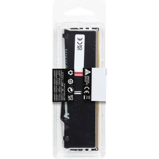 Kingston FURY Beast RGB 8GB DDR5 5600MHz Desktop Memory – Infrared Sync, Intel XMP 3.0, High Performance