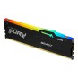 Kingston FURY Beast RGB 8GB DDR5 6000MHz Desktop Memory – High-Speed Performance, Infrared Sync RGB, Intel XMP 3.0 Ready, Overcl