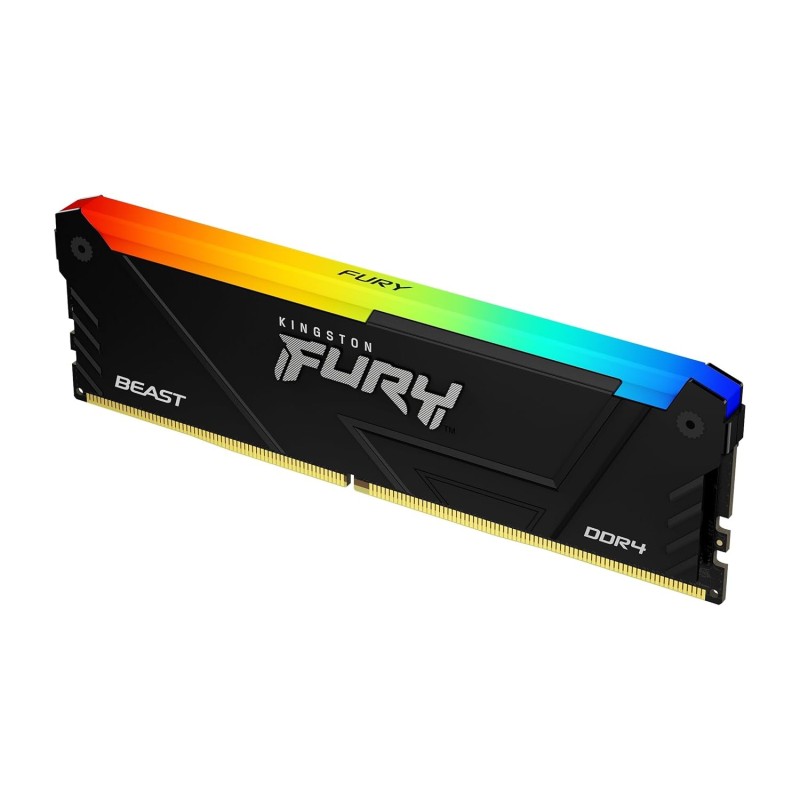 Kingston FURY Beast RGB 32GB 3200MHz DDR4 Desktop Memory – High-Performance Gaming RAM with Dynamic RGB Lighting