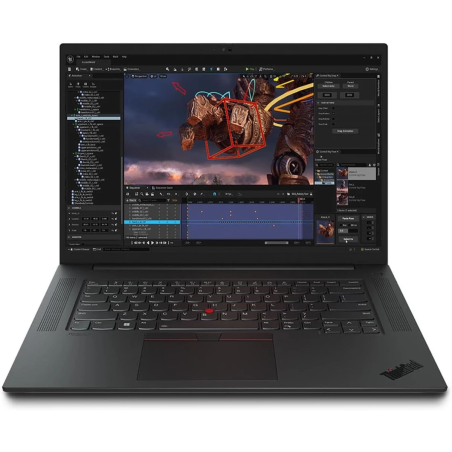 Lenovo ThinkPad P1 Gen 6 (2023) i7 vPro 13th Gen RTX 3500 12GB 4K OLED Touch Mobile Workstation – Black