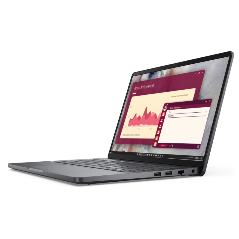 Dell Pro 14 PC14250 (2025) AI Laptop Intel Ultra 7 150U 10-Core | Durable MIL-STD Design, Long Battery