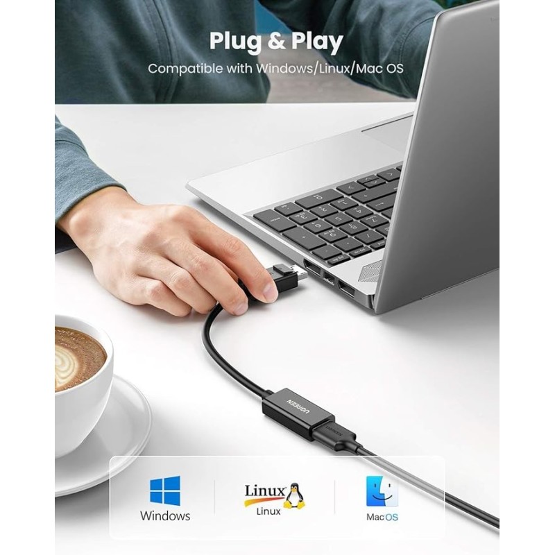 UGREEN DP Male to HDMI Female 4K*2K 60HZ 25cm - MM137 - 70694