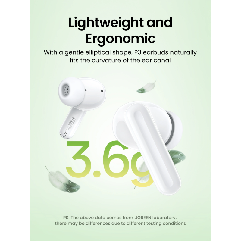 GREEN HiTune P3 True Wireless Earbuds with ANC | WS207 45110