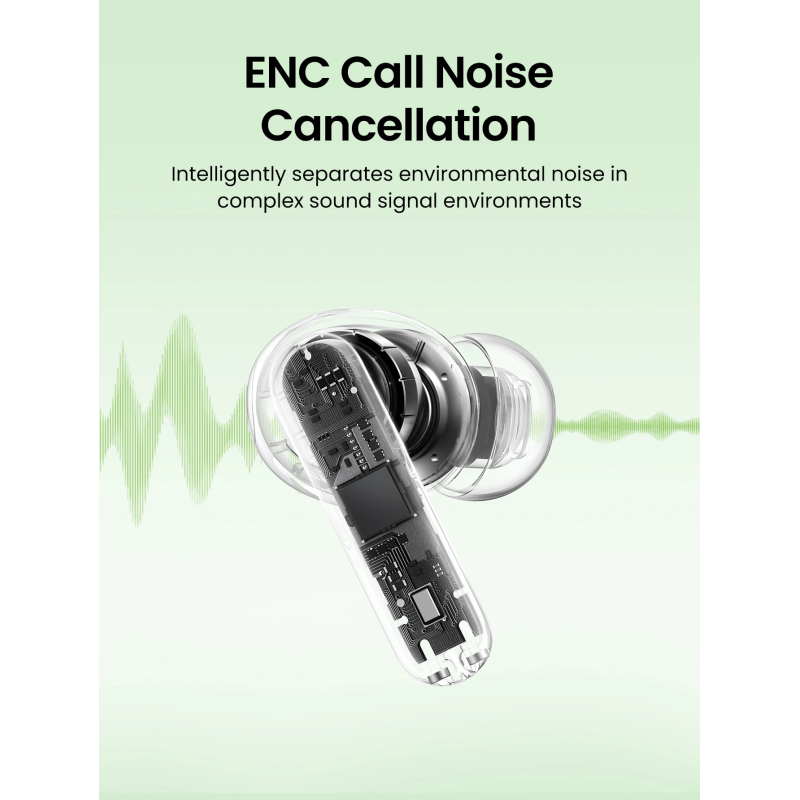 GREEN HiTune P3 True Wireless Earbuds with ANC | WS207 45110