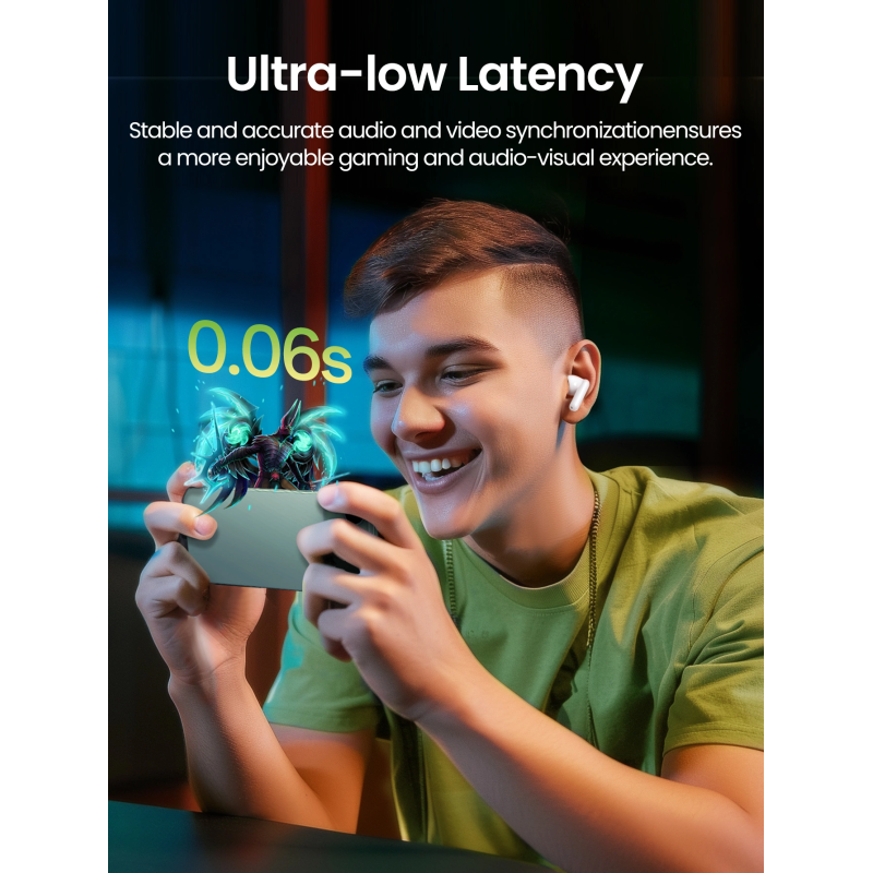 GREEN HiTune P3 True Wireless Earbuds with ANC | WS207 45110