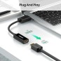 UGREEN DisplayPort to HDMI Female Converter 4K*2K 30Hz 25cm - MM137 - 40363