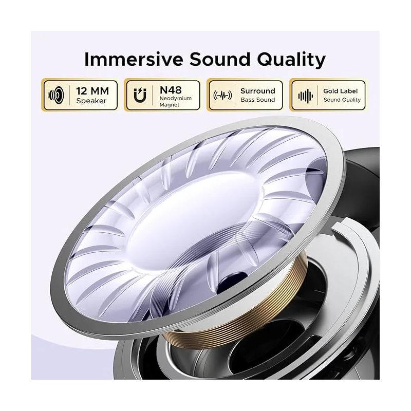 UGREEN HiTune S3 Wireless Earbuds White | Bluetooth 5.4 TWS IPX5