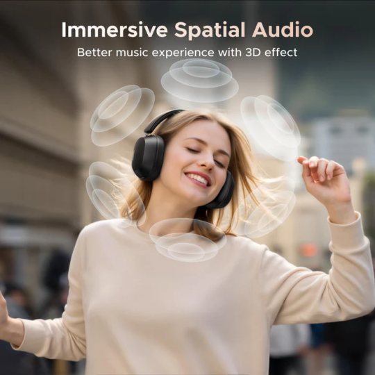 UGREEN HiTune Max5c Hybrid ANC Bluetooth Headphones | LDAC Hi-Res, 75H