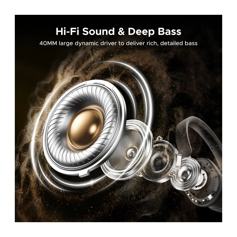 UGREEN HiTune Max5c Hybrid ANC Bluetooth Headphones | LDAC Hi-Res, 75H