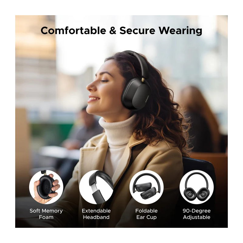 UGREEN HiTune Max5c Hybrid ANC Bluetooth Headphones | LDAC Hi-Res, 75H