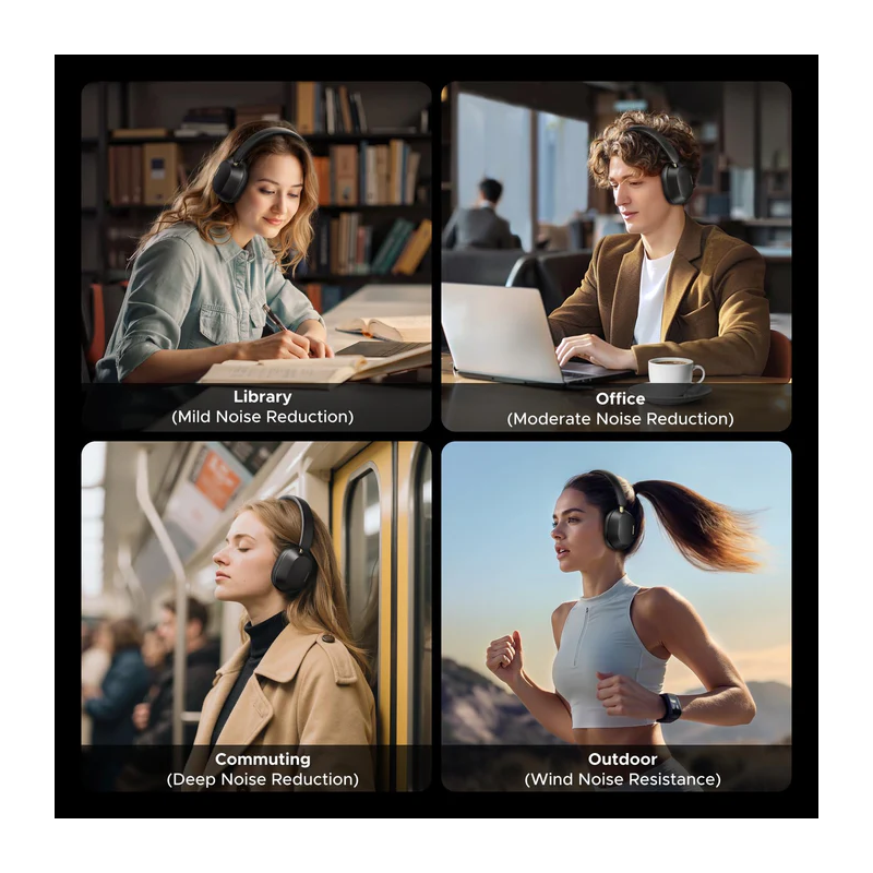 UGREEN HiTune Max5c Hybrid ANC Bluetooth Headphones | LDAC Hi-Res, 75H