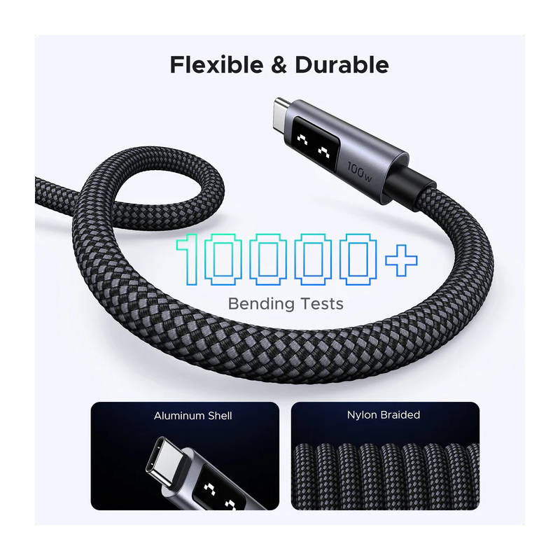 UGREEN Uno USB-C to USB-C PD Fast Charging Cable 5A Max - L509 - 35501