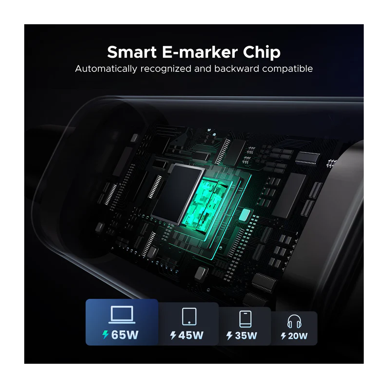 UGREEN Uno USB-C to USB-C PD Fast Charging Cable 5A Max - L509 - 35501
