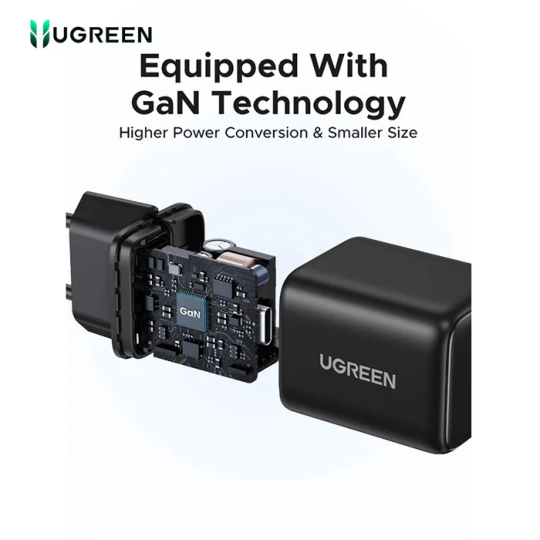 UGREEN 20W USB-C GaN Fast Charger EU Plug | X512 55528