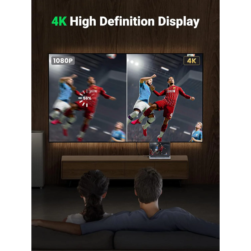 UGREEN DP Male to HDMI Male Cable (Black) - DP101 - 10238