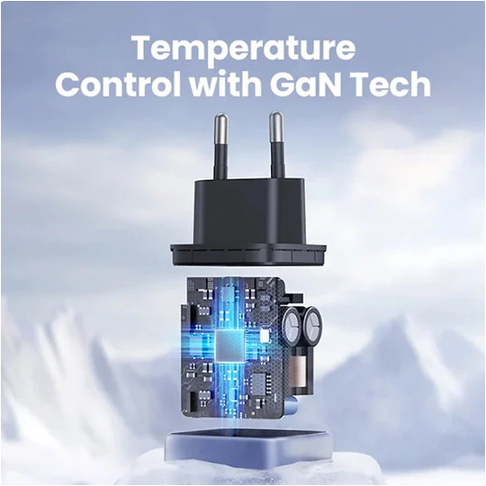 UGREEN 20W 2-Port GaN Fast Charger EU | USB-C & USB-A Fast Charging | X514 | 65737