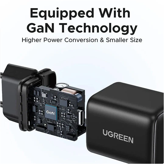 UGREEN 20W 2-Port GaN Fast Charger EU | USB-C & USB-A Fast Charging | X514 | 65737