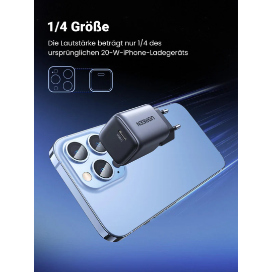 UGREEN Nexode Mini 20W PD GaN Tech  Charger EU - CD318 - 90664