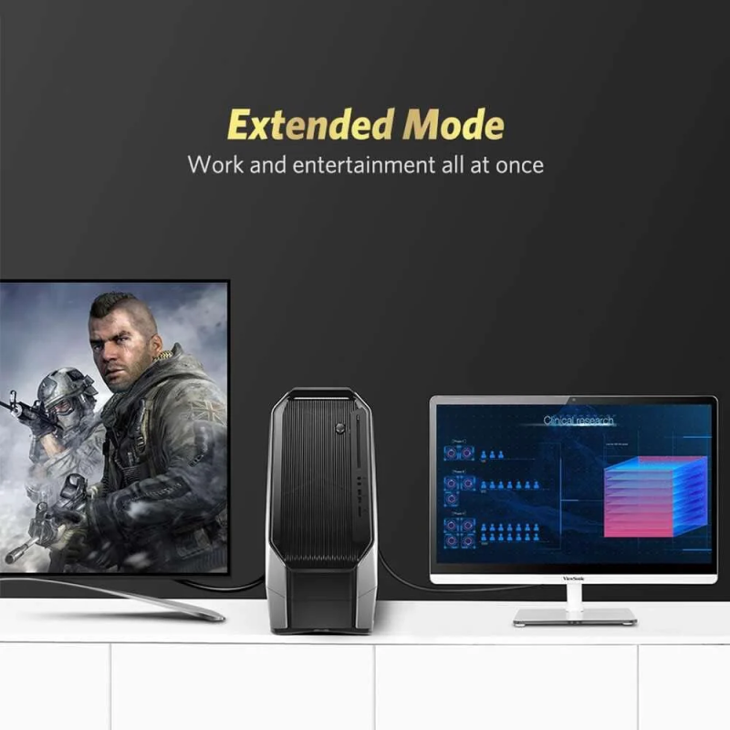 UGREEN DP Male to VGA Male Cable 1.5m (Black) - DP105 - 10247