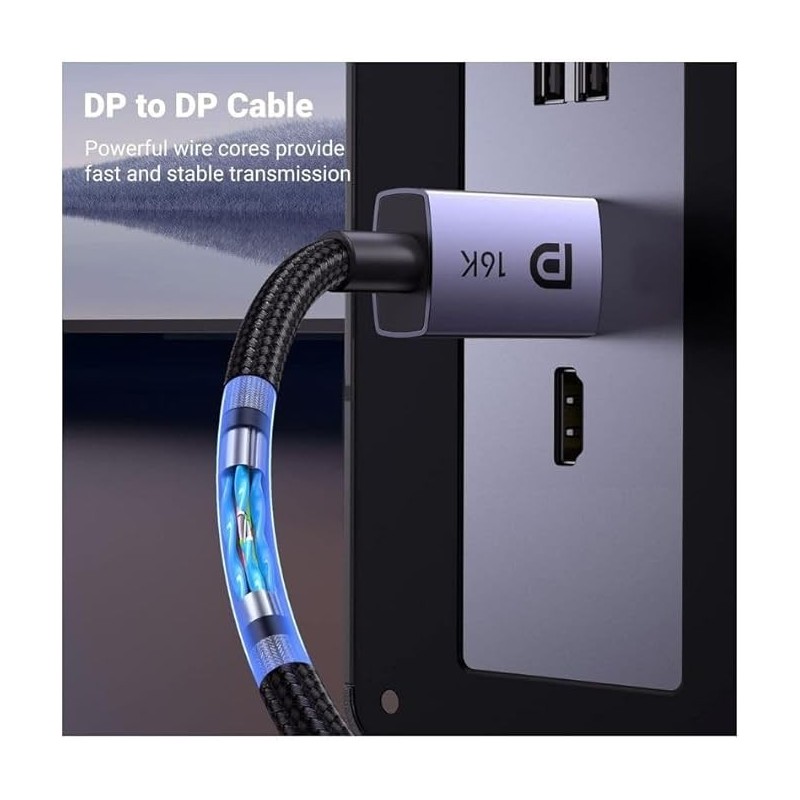 UGREEN DP 8K 2.1 Male To Male Cable  - DP118 - 15383
