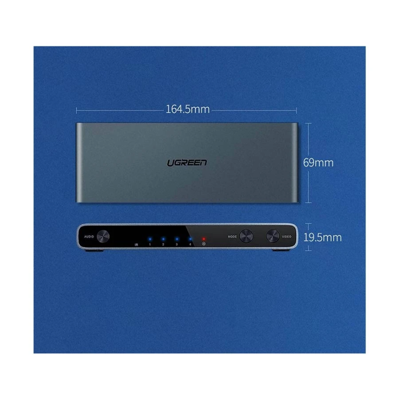 UGREEN HDMI 4×1 Quad Multi-Viewer EU - CM201 - 50745EU