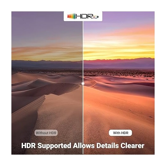 UGREEN HDMI Switch 4K@60Hz, 3 in 1 Out HDMI Splitter with Remote Support 3D HDR Dolby Atmos HDCP2.2 - CM598 - 15376