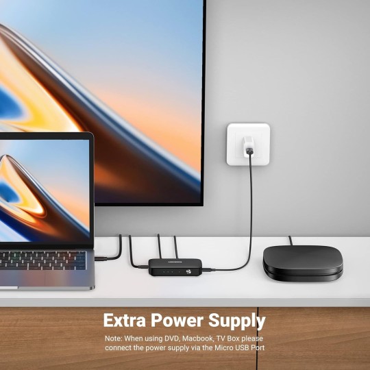 UGREEN HDMI Switcher 3 In 1 Out  4K@30HZ - CM332 - 80125