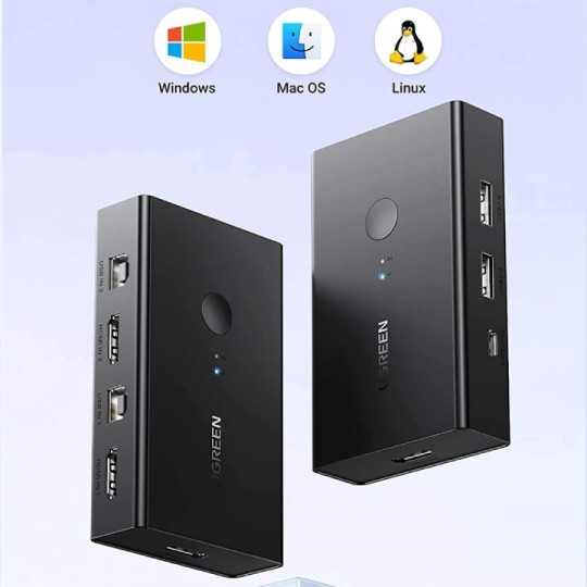 UGREEN HDMI 2 In 1 Out KVM Switch - CM571 - 90478