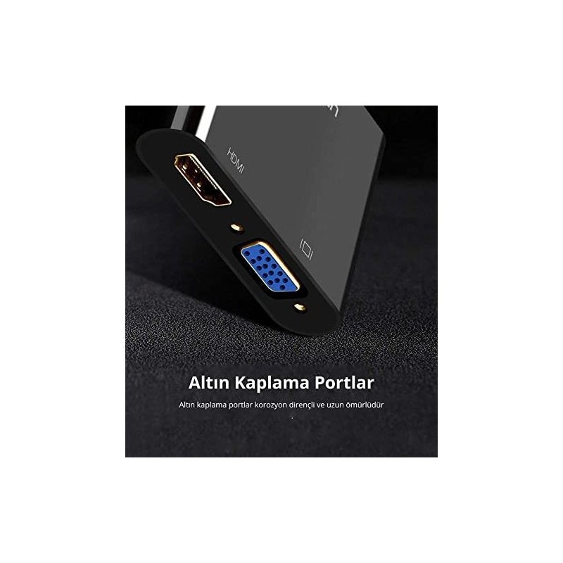 UGREEN HDMI to VGA + HDMI Converter - CM101 - 40744