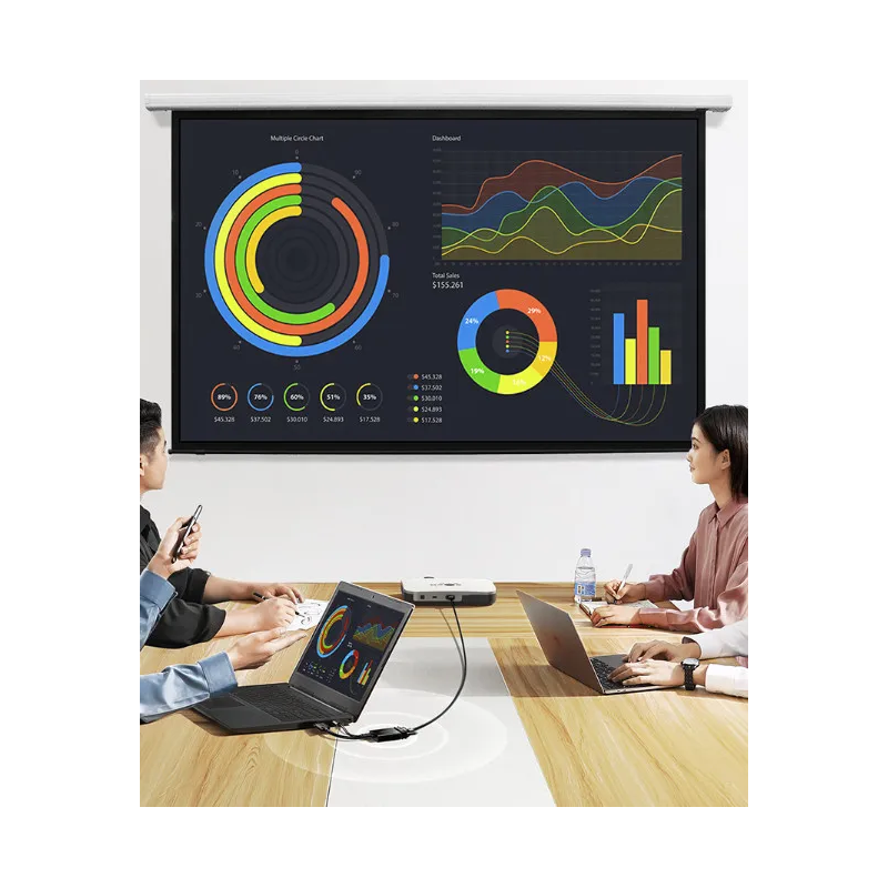 UGREEN HDMI to VGA Adapter With Power Ports Type C (15CM ) (ABS Case+ Enviromental  Jacket) - CM611 - 90813