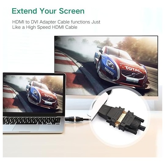 UGREEN HDMI Male to DVI (24+5) Female Adapter - 20123