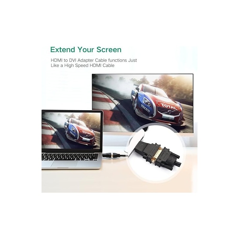 UGREEN HDMI Male to DVI (24+5) Female Adapter - 20123