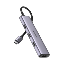 UGREEN USB-C to 4-Port USB 3.0 Hub up to 5Gpbs Without Power Port - CM473 - 20841