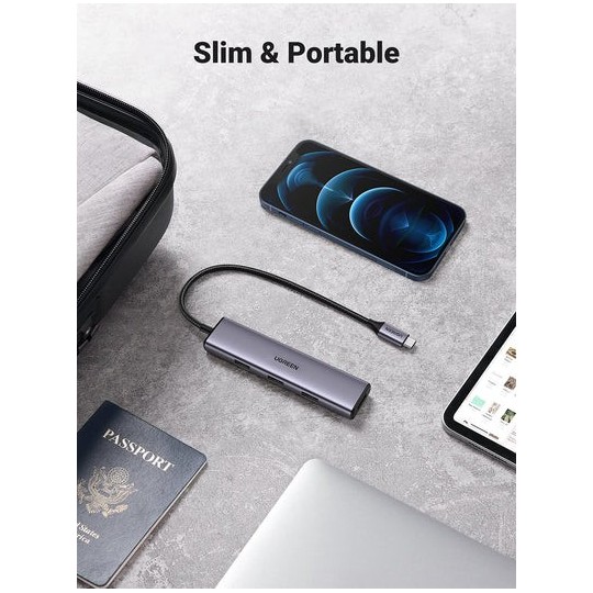 UGREEN USB-C to 4-Port USB 3.0 Hub up to 5Gpbs Without Power Port - CM473 - 20841