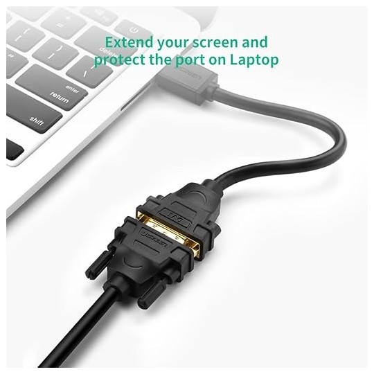 UGREEN HDMI Male to DVI Female Adapter Cable 22cm - 20136