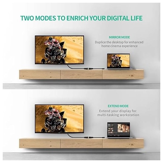 UGREEN HDMI Male to DVI Female Adapter Cable 22cm - 20136