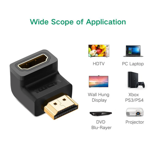 UGREEN HDMI Male to Female Adapter - HD112 - 20109