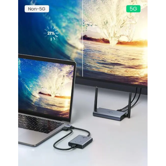 UGREEN HDMI wireless projector Transmitter + Receiver - CM506 - 50633A