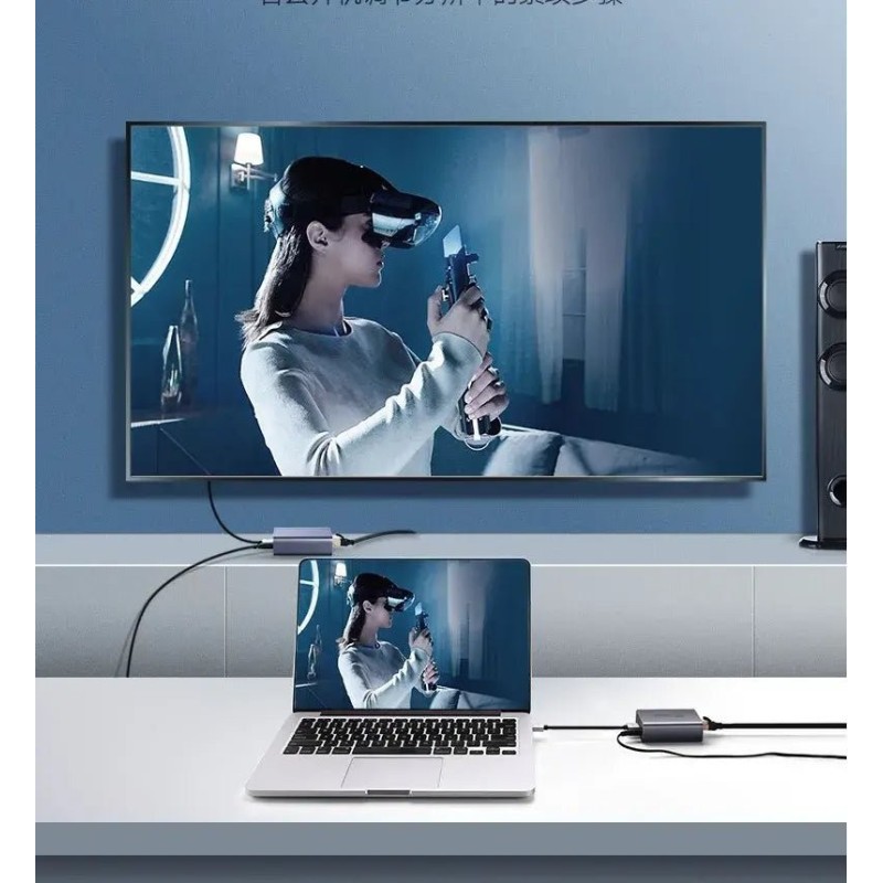 UGREEN HDMI Extender 50m Over a Single Cat5e/6 （Transmitter*1+Receiver*1) - CM609 - 90811EU