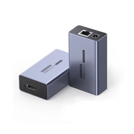 UGREEN HDMI Extender 50m Over a Single Cat5e/6 （Transmitter*1+Receiver*1) - CM609 - 90811EU