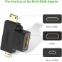 UGREEN Micro HDMI + Mini HDMI Male to HDMI Female Adapter - HD129 - 20144