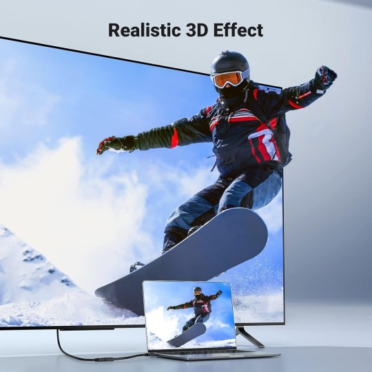 UGREEN Mini HDMI Male to HDMI Female Adapter Cable 22cm - 20137