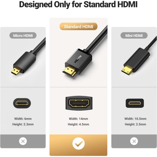 UGREEN HDMI Male To Female Extension Cable - HD107 - 10141